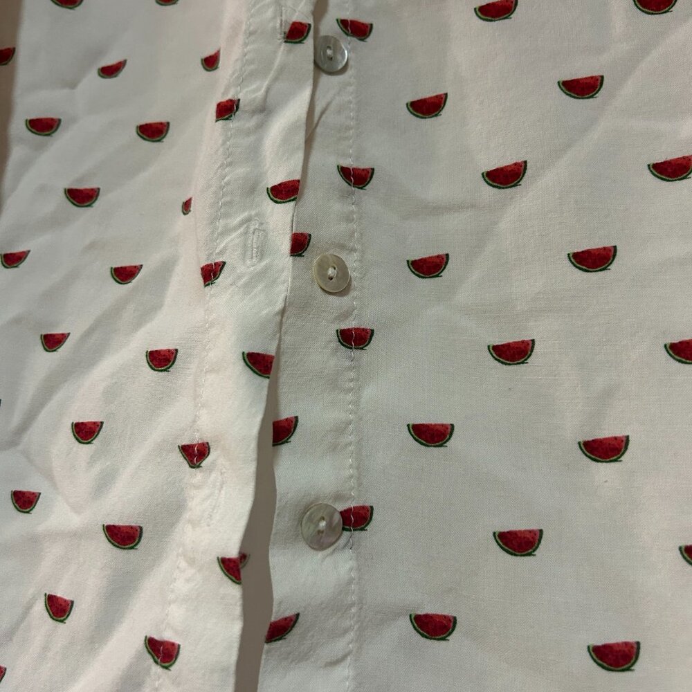 Just living watermelon tank top womens button up Sz XL fun flowy summer playful - Picture 4 of 9